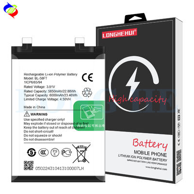 BL-58FT 3.91V 6000mAh mobiele telefoonbatterij voor Tecno originele lithium-ion batterijen