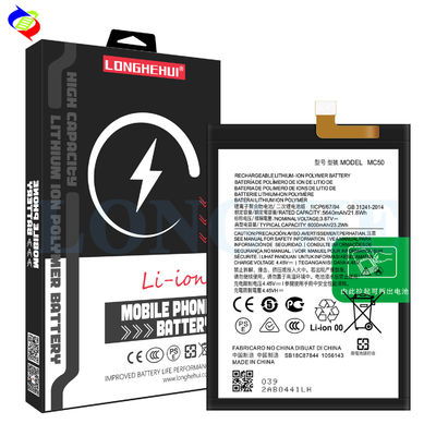 Zwarte MC50 mobiele telefoonbatterij voor Motorola Moto G9 Power Batterijen