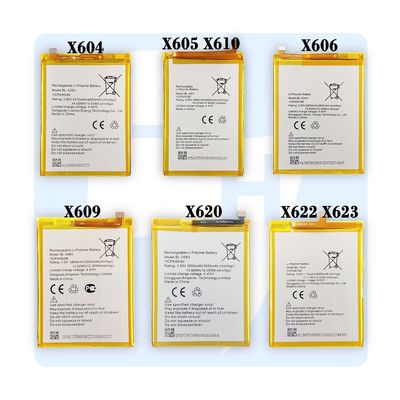 Batterij voor Infinix X689 X610 X606 X609 X620 X622 X623 X624 X625 X626 X627 X650 X655 X656