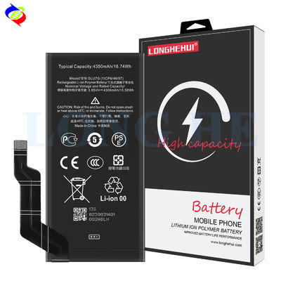 Authentieke 4350mAh capaciteit batterij GLU7G voor PIXEL 6A Zwart originele mobiele telefoon batterij
