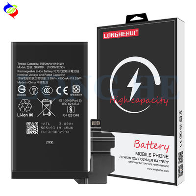 Zwarte mobiele telefoonbatterij Voor Pixel 8 Pro 3.89V 5050 mah GUKD8 Lithium ion vervanging