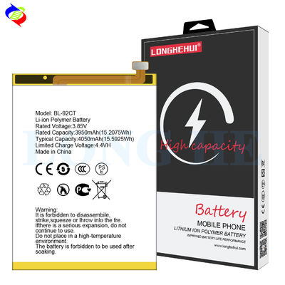 Oplaadbare Li-polymer batterij BL-92CT voor General GM 20 PRO 4050mAh 3.85V mobiele telefoon
