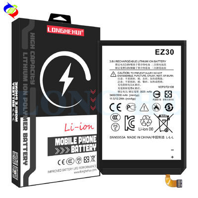 Stock vervangende cel voor Motorola Google Nexus 6 EZ30 Batterij Dual IC bescherming