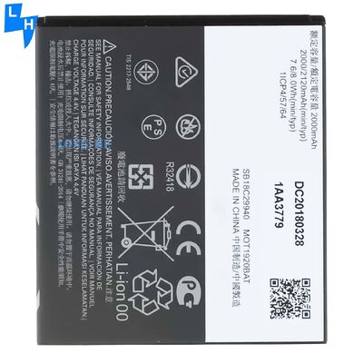 Oplaadbare en AAA 2000mAh batterij JE30 voor Motorola Moto E5 Play Go Edition