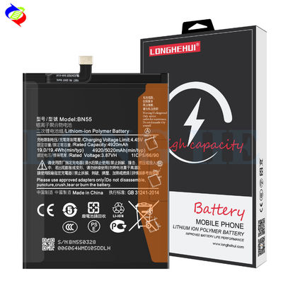 Zwarte BN55 Lithium-ion Polymer Battery voor Redmi NOTE 9S 5020mah 3.87V ODM/OEM