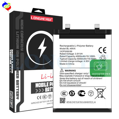5000mAh capaciteit voor Infinix BL-49VX 3.91V oplaadbare batterij voor Note 40 Pro X6851