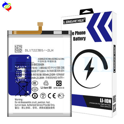 EB-BM336ABN 6000mAh vervangende batterij voor Samsung Galaxy M33 Silver Mobile Version