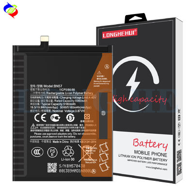 Compatibel voor Xiaomi Li-ion Polymer Battery BN57 voor MI Poco X3 6GB RAM 5160mAh 3.87V