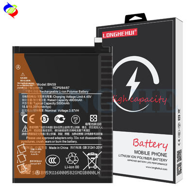 ODM/OEM BN59 Lithium-ion polymer batterij voor Redmi Note 10 4G 5000mAh 3.87V