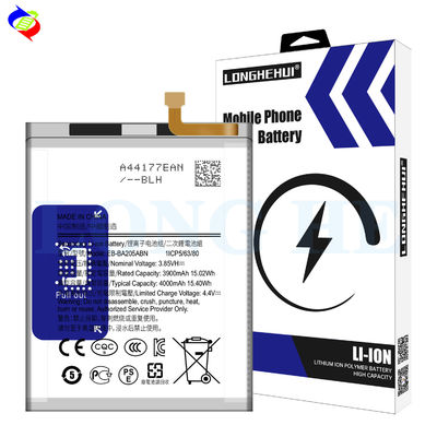 Dubbele IC-bescherming 4000mAh EB-BA205ABN oplaadbare batterij voor Samsung EB-BA205AB