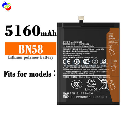 Originele mobiele telefoonbatterij voor Redmi BN58 en compatibele Xiaomi