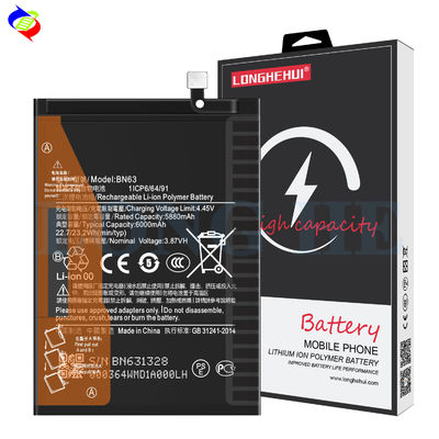 ODM/OEM Li-polymer batterijen BN63 voor Xiaomi RedMi 10 10 Prime 3.87V 6000mAh