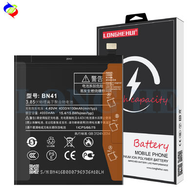 Oorspronkelijke capaciteit BN41 4100mAh Vervangingsbatterij voor Xiaomi Redmi Note 4/4X Global