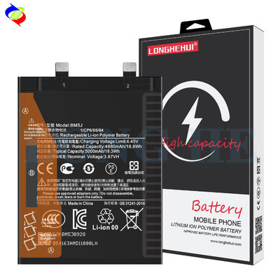 BM5J Mobile Phone Battery Replacement voor Xiaomi 12T Pro 5000mAh Li-Polymer Dual IC Protection