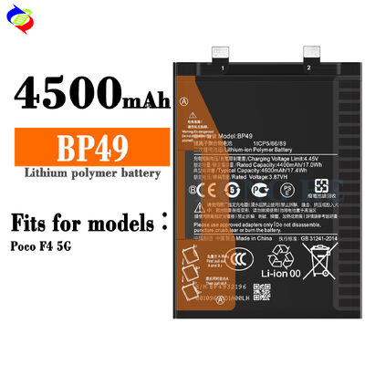 Voorraad BP49-batterij voor Xiaomi Mi POCO F4 5G