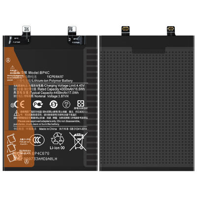4400mAh vervangende batterij voor Xiaomi Redmi note11T Pro Black BP4C telefoonbatterijen