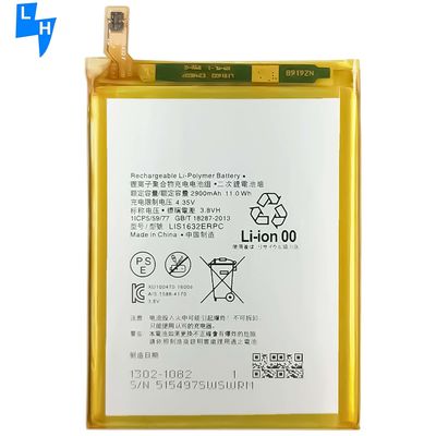Oplaadbare batterijen voor Sony XZ XZS F8332 F8331 LIS1632ERPC 2900mAh Lithiumbatterij