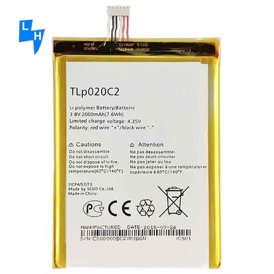 Idol Alpha OT6032 OneTouch OT6034 Alcatel Alpha vervangende batterij voor OT6037Y OT6040D