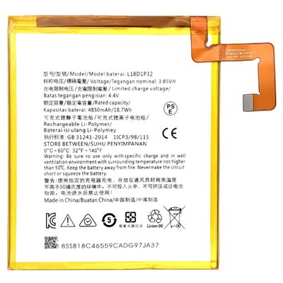 Herlaadbare 4850mAh Tab-batterij voor Lenovo Smart Tab-M10 batterij TB-X605 L18D1P32 Vervangende batterij