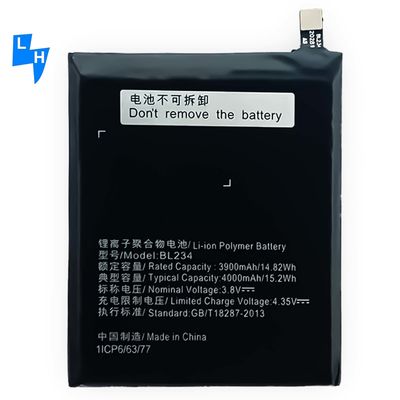 500 stuks MOQ/ODM/OEM 3.8V Li-ion batterij BL234 voor Lenovo P70 P70t P70-T Mobiele telefoon