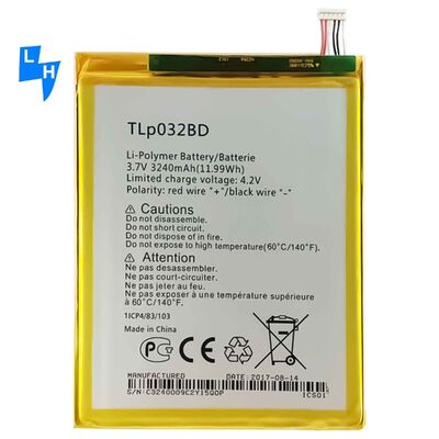 3240mAh TLP032BD POP7 P310A OT9006W Pixi 8 batterij voor Alcatel OneTouch POP-7 LTE