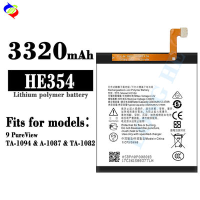 Hoge capaciteit oplaadbare batterij voor Nokia 9 Pureview 3320mAh Double IC Protection