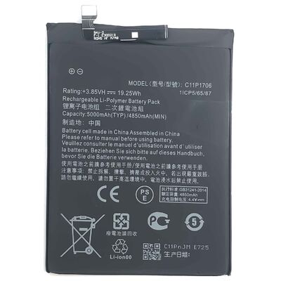 5000mAh C11P1706 mobiele telefoonbatterij voor ASUS ZenFone Max Pro ZB602KL