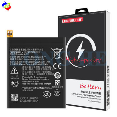 Een Lithium Ion Lithium Polymer Batterijen HE351 voor Nokia 3.1 Double IC Protection