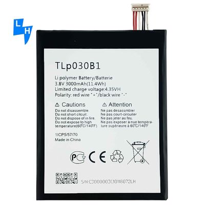 Herlaadbare 3000mAh TLp030B1 Li-ion batterij voor Alcatel OT-7045 7045Y Mobiele telefoon