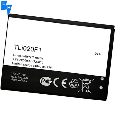 Alcatel One Touch Pop 2 5042D C7 U5 Batterij vervanging met oorspronkelijke capaciteit Wit