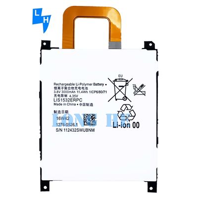 500pcs OEM LIS1532ERPC 3.85V 3000mAh mobiele telefoonbatterij voor SONY Xperia Z1S 4G/C6916