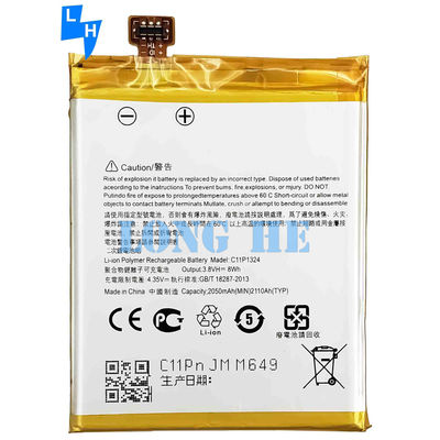 C11P1324 Zenfone 5 2014 A500KL A500G/A500CG/T00J/A500KL C11PGJQ M415 Mobiele telefoonbatterij 2110mAh Capaciteit