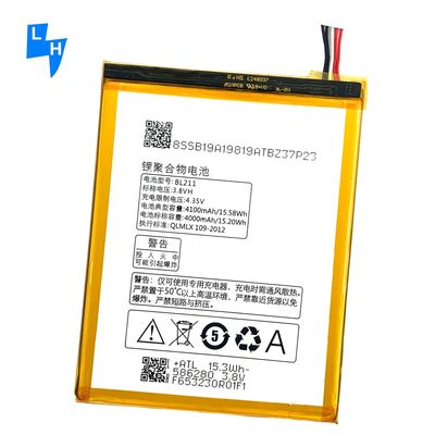 Oplaadbare 4100mAh BL211 mobiele telefoonbatterij voor Lenovo P780