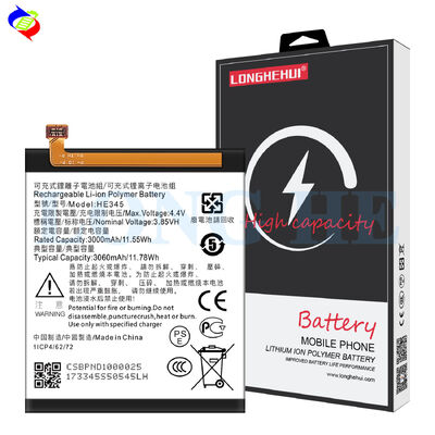 3060mAh 3.85V Dual IC Protection Oplaadbare Li-ion Polymer Battery voor Nokia 6.1