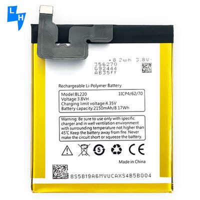 BL220 2150mAH Lithium-ion vervangende batterij voor Lenovo S850 en OEM/ODM 500PCS