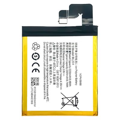2300mAh oplaadbare batterijen voor Lenovo S90 BL231 Li-ion Cell Mobile Phone batterij