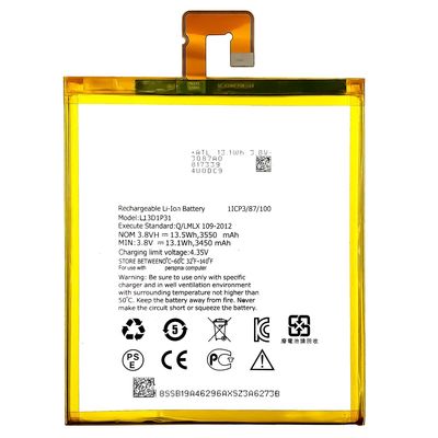OEM 13.5wh L13D1P31 Batterij voor Lenovo S5000 A7-50 A3500 S5000H Tablet PC 3550mah 3.8V