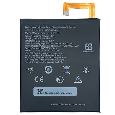4290mAh L13D1P32 S8-50 A5500 Tab batterij voor-Lenovo TAB3 8 nattery Compatibel voor Lenovo
