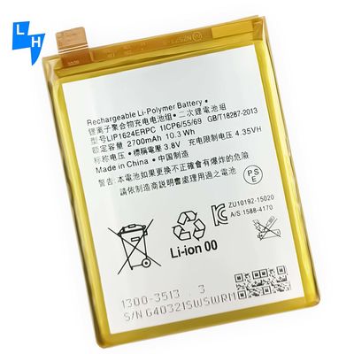 2700mAh LIP1624ERPC Xperia X Performance F8131 F8132 Mobiele telefoonbatterij voor Sony XP-batterij