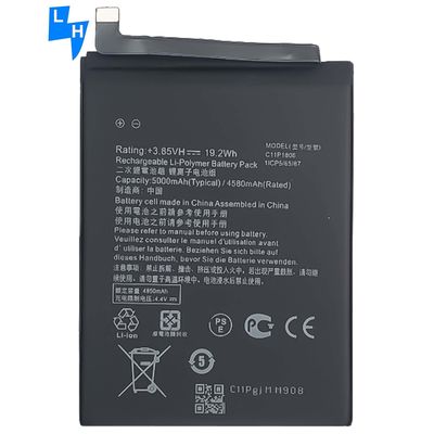 Hoge capaciteit oplaadbare batterij voor ASUS ZenFone 6 2019 5000mAh C11P1806 ZS630KL