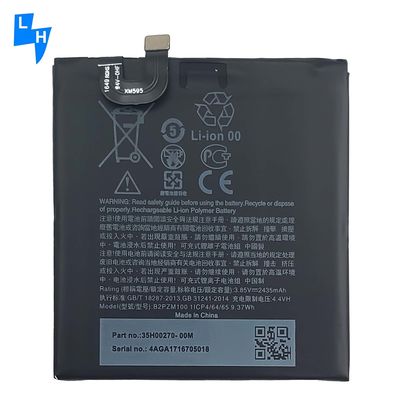 Dubbele IC-bescherming B2PZM100 U-2U 2435mAh oplaadbare batterij voor HTC U Play Mobile Phone