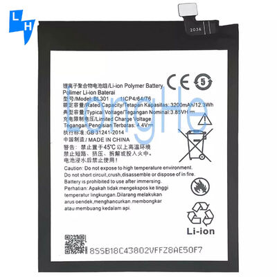 3200mAh BL301 Voor Lenovo K6 Geniet L38082 Lithium Polymer Double IC Protection Battery