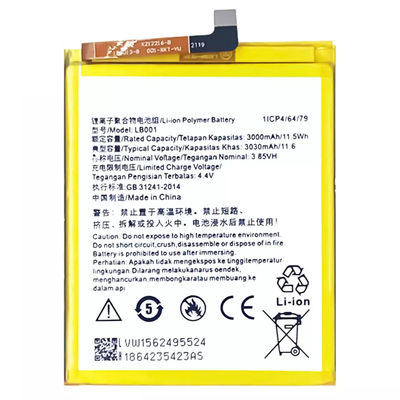 LB001 2580mAh 3.8V Lithium Ion Polymer Battery voor Lenovo K320T Mobiele telefoon