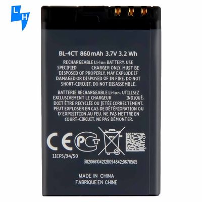 Oplaadbare 3,7V mobiele telefoonbatterij BL-4CT voor Nokia 5630 5310 in wit