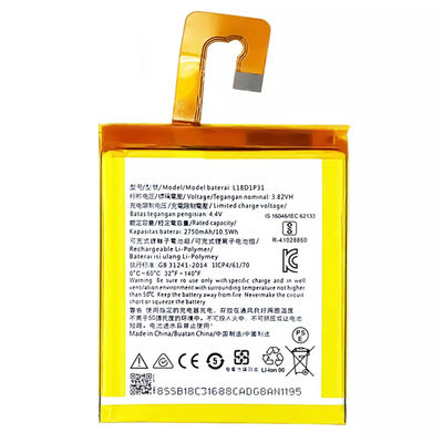 Goedkope witte mobiele telefoonbatterij L18D1P31 voor Lenovo TAB E7 TB-7104X in witte kleur
