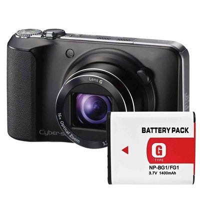 NP-BG1/FG1 Camerabatterij voor Sony DSC-T20/W HX10 H70 WXI/B W170 W220 W230 W290 DSC-W300 DSC-H50B