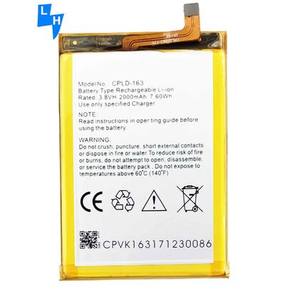 2000mAh Capaciteit CPLD-163 E570 Mobiele telefoonbatterij voor Coolpad Porto S OEM/ODM 500PCS