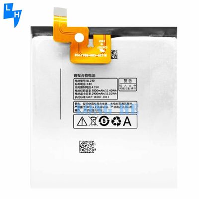 BL230 4,35V 3000mAh mobiele telefoonbatterij voor Lenovo Vibe Z2 Z2W Z2T Originele capaciteit