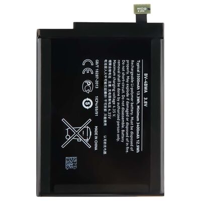 Oplaadbare batterijen BV-4BWA Mobiele telefoonbatterij voor Nokia Lumia 1320 3500mAh