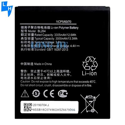 3500mAh BL264 Batterij vervanging voor Lenovo Vibe C2 Power Smartphone batterijen